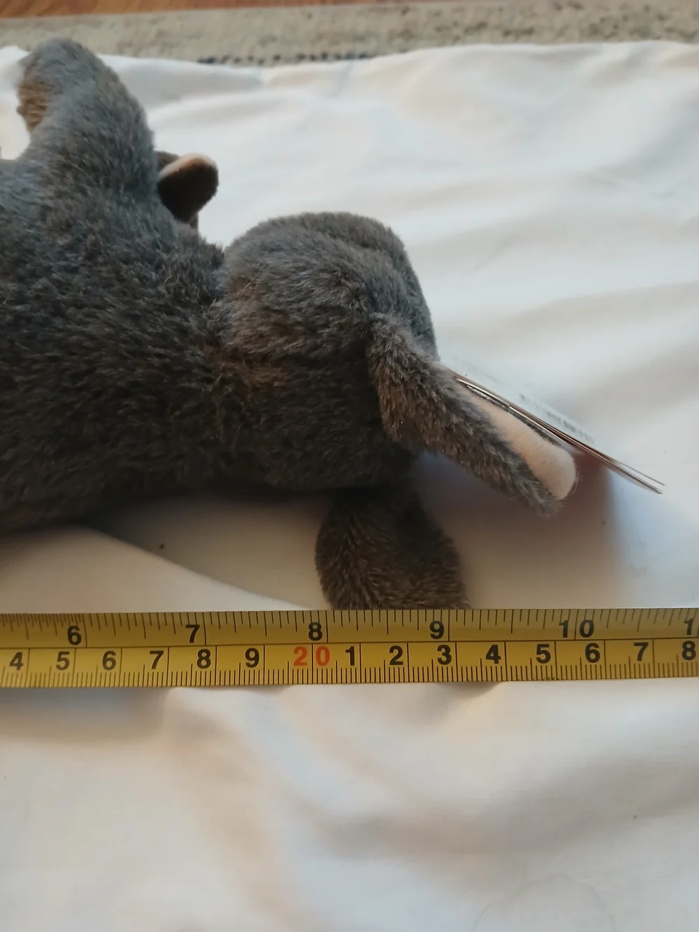 The Wild Republic Gray Tan Kangaroo w/ Joey Mini Plush Stuffed Animal Toy